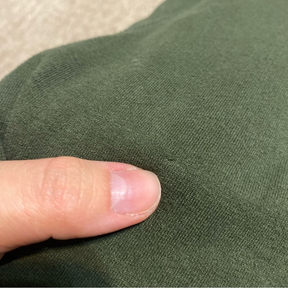 {Victoriaβs Secret | PINK} Green Hooded Zip Up Sweatshirt ~ Size Small - Picture 9 of 16